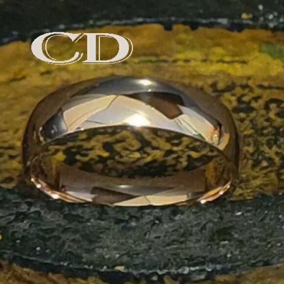 Men's Rose Gold Wedding Ring - Rose Gold Wedding Ring For Guys - Picture 1 of 6